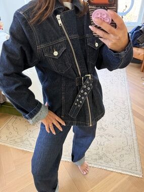 Ganni Blue Rinse Denim Jacket